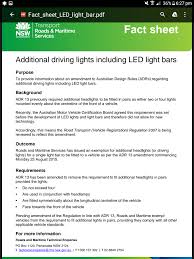 legally mount led lightbars