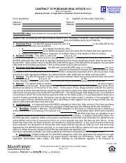 contract to purchase real estate 501