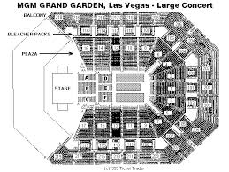 Mgm Large Concert Seating Chart