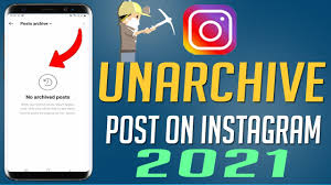 In the drop down menu, click the option that says archive. How To Unarchive A Post On Instagram 2021 Youtube