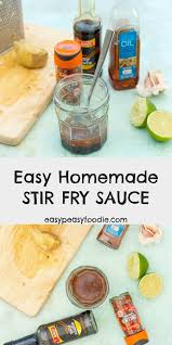 easy homemade stir fry sauce easy