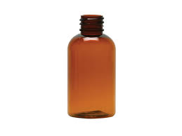 2 Oz Amber Plastic Bottle 20 410