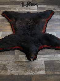 black bear rug taxidermy mount sku 2330