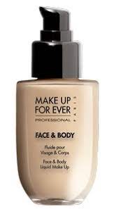 face body make up for ever