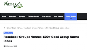 facebook group name generator rocket