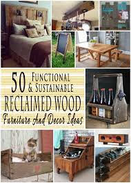 50 trendy reclaimed wood furniture and
