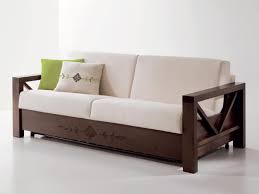 Comfortable Sofa With Wooden Frame