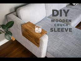 Hold Drinks Diy Wooden Couch Sleeve