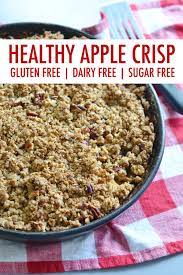 healthy gluten free apple crisp recipe