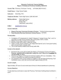 Sample Cover Letter For Pharmacy Technician No Experience Pharmacy