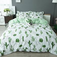 forest green and white cactus print