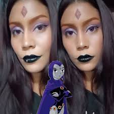 eng esp makeup inspired by raven from