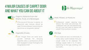 4 major causes of carpet odor what can