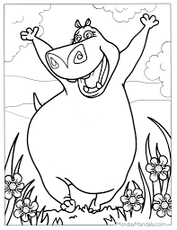 22 hippo coloring pages free pdf