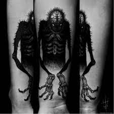 Dark monster tattoo