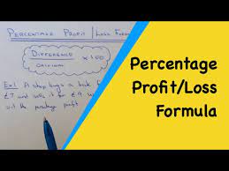 percene profit or percene loss