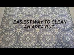how to clean area rug at home top