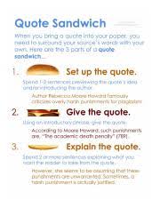 What does an apa style paper look like cwi. Quote Sandwich Course Hero