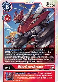 WarGrowlmon - Across Time - Digimon Card Game