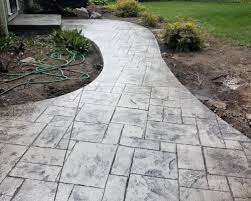 Stamped Concrete Patio And Masonry