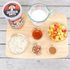 peaches and cream overnight oats recipe