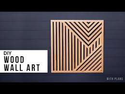 Diy Geometric Wood Wall Art Tutorial