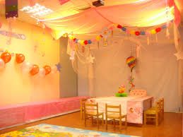 how to decorate birthday party room at