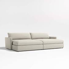 2 Piece Double Chaise Sectional Sofa