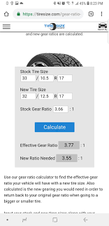 Question About Gearing With Rubicon 4 10s Calculation