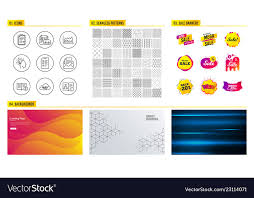 Approved Checklist Trade Chart And Facts Icons Vector Image On Vectorstock