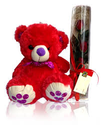 red roses red teddy bear pinas