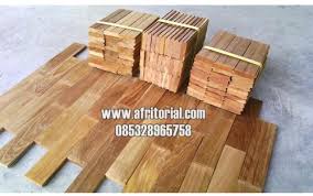 parquet flooring lantai kayu jati
