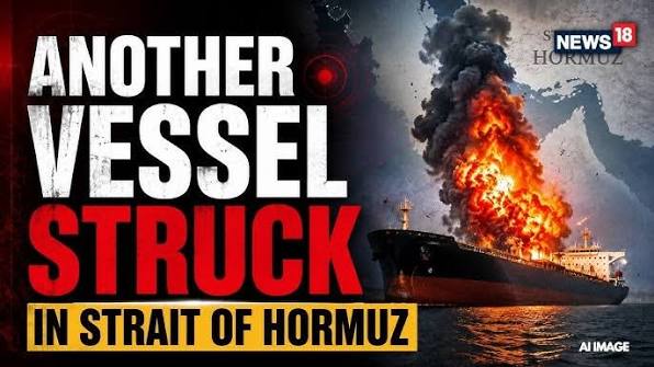 Iran War Live | Commercial Vessel Hit By Unknown Projectile While Leaving Strait Of Hormuz | N18G