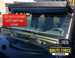 52 Inch Curved Double Row Led Light Bar Cover Brute Force Covers