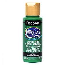 Decoart Americana Acrylic Paint 2 Ounce Leaf Green
