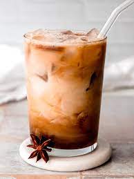 dirty chai latte hot or iced