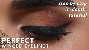 perfect winged eyeliner for almond eyes