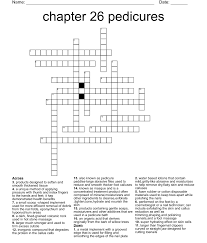 chapter 26 pedicures crossword wordmint