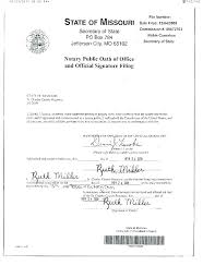 Notary Statement Template