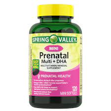 spring valley mini prenatal multi dha