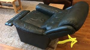removing the back of a recliner lazy