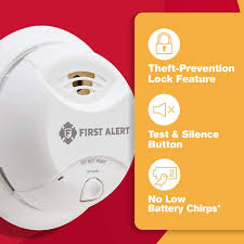 Hardwired smoke alarm w/ battery backup (6 pack) features: Bundle Of 6 First Alert 10 Year Sealed Battery Ionization Smoke Alarm 0827b First Alert Store