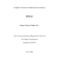 title page example apa format research paper sample cover for business plan Pinterest