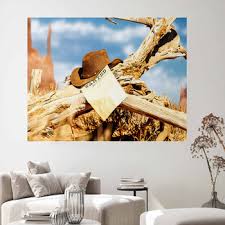 Western Wall Decor In Canvas Murals