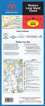 Mtp Western Long Island Sound Waterproof Chart By Maptech Wpc016