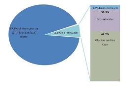 Pie Chart Of Freshwater And Saltwater 20 Best Images