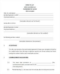 Property Lease Agreement Template Printable Blank Form Free