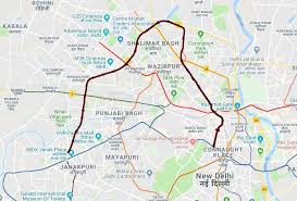 delhi metro phase 4 overview map