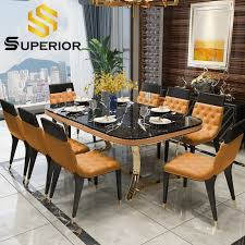 We carry full italian dining room designed sets, or you can purchase dining room tables or dining room chairs separately. China European Style Dining Room Table Stainless Steel Dining Table Furniture China Modern Table Dinner Table