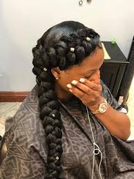 Check out these french braid hairstyles that you can wear at any event, as it includes looks with you can also rock half up french braid hairstyles without styling the lower part of your hair. Two French Braid Styles For Black Hair Novocom Top